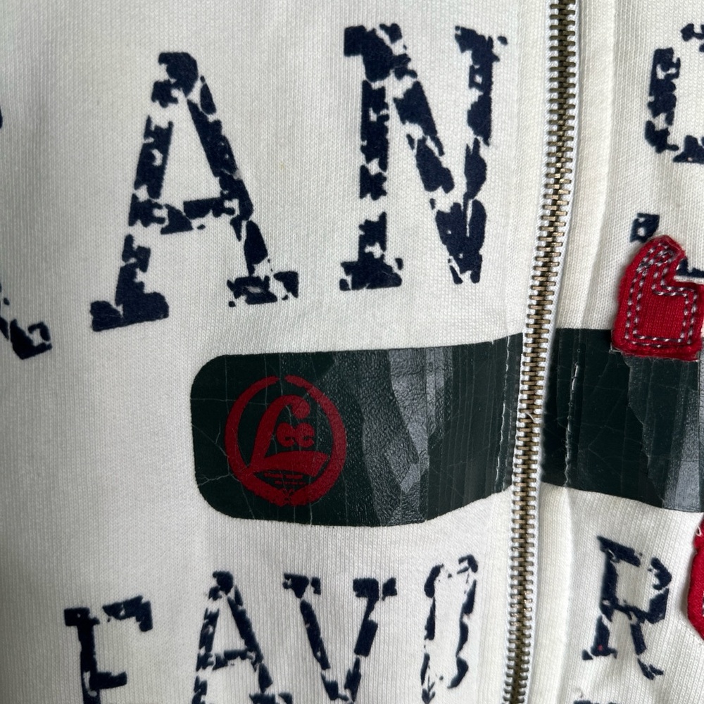 Lee Cream and Red Lightweight Jacket - Picture 5 of 13